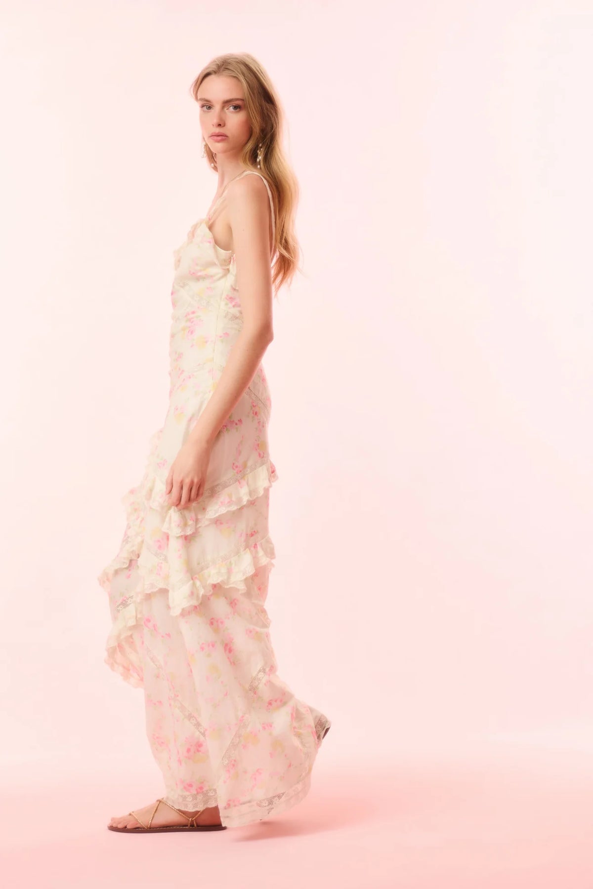 Nocelle Cotton Floral Maxi Dress - ONFEMME By Lindsey's Kloset