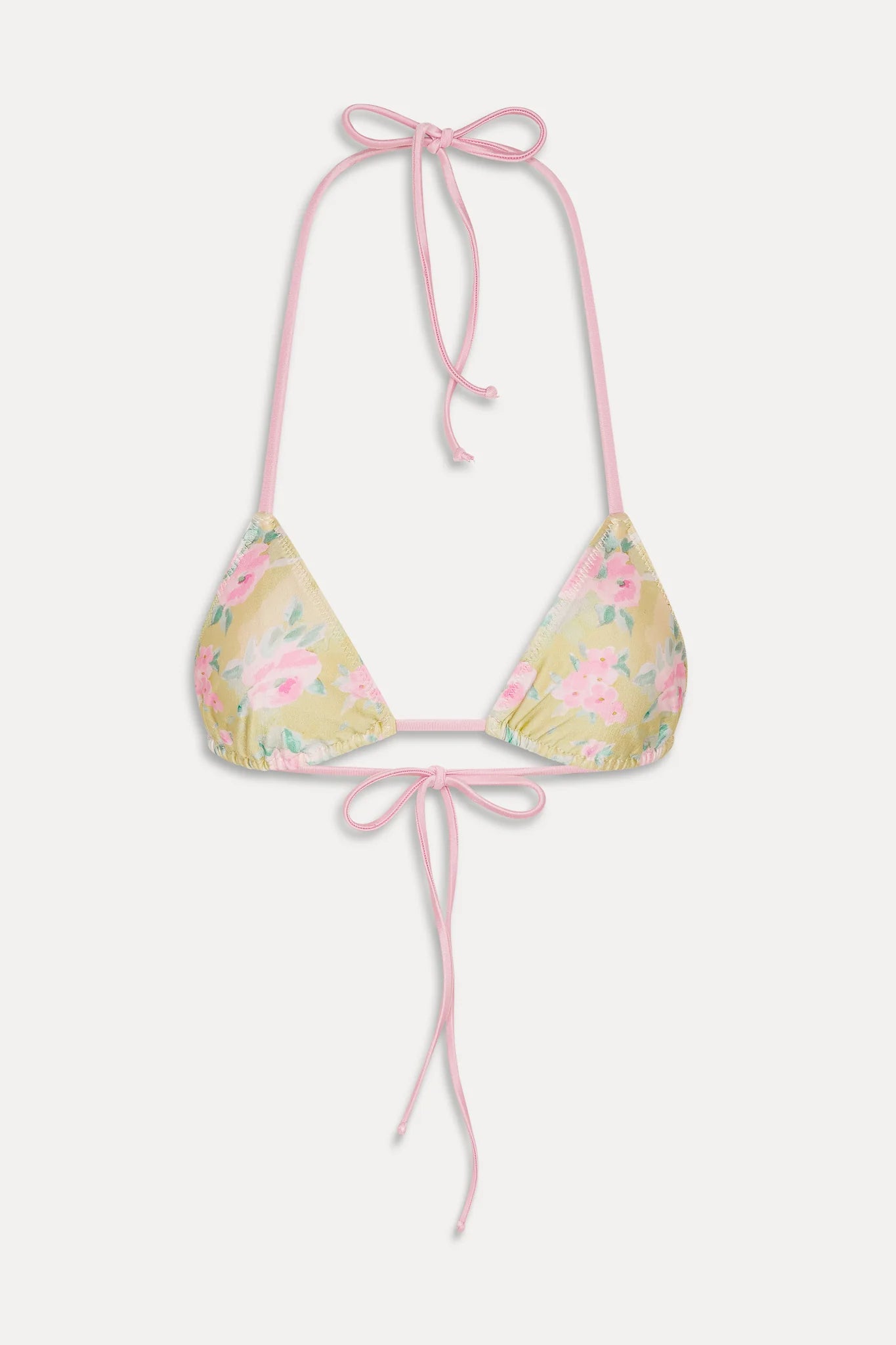 Nick Triangle Halter Bikini Top - ONFEMME By Lindsey's Kloset