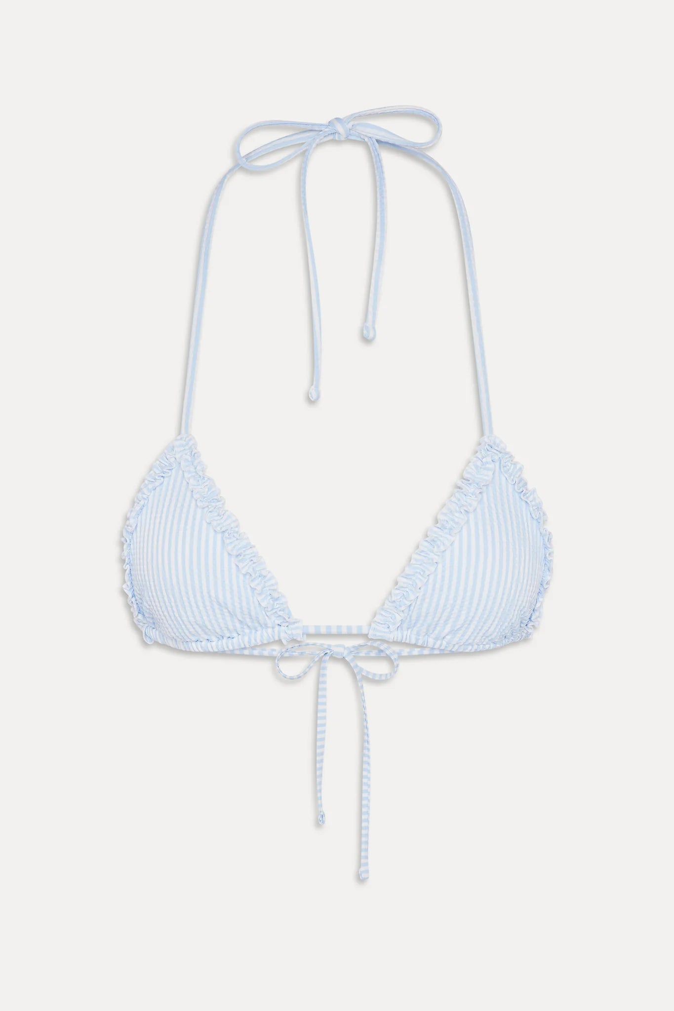 Nick Ruffle Triangle Bikini Top - ONFEMME By Lindsey's Kloset