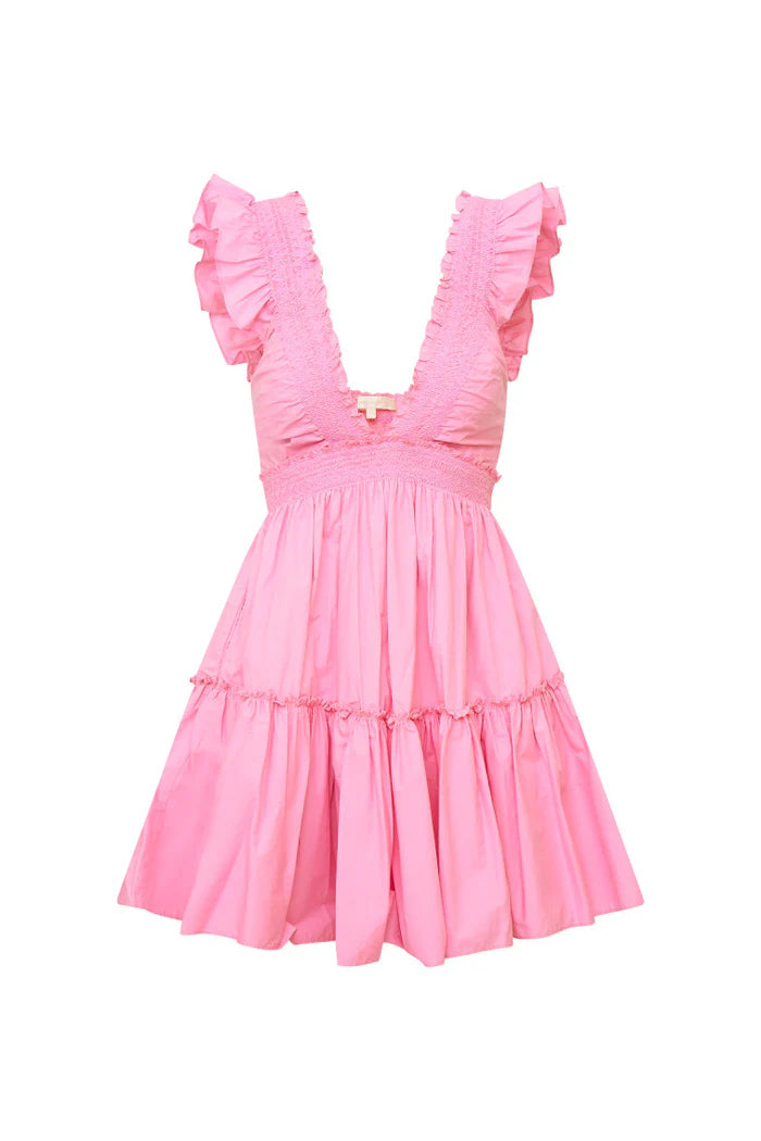 Poplar Flutter Sleeve Mini Dress - ONFEMME By Lindsey's Kloset