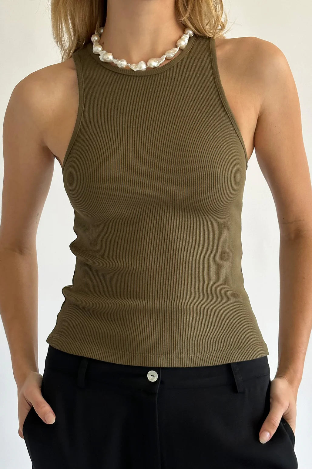 Rib Tank - ONFEMME By Lindsey's Kloset