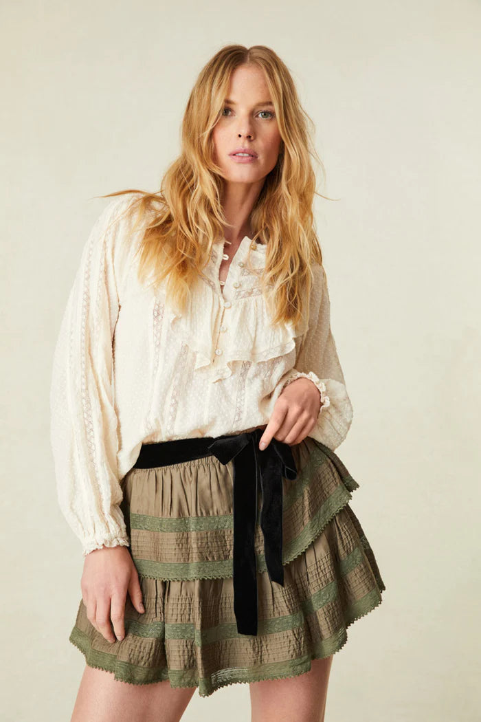 Ruffle Mini Skirt - ONFEMME By Lindsey's Kloset