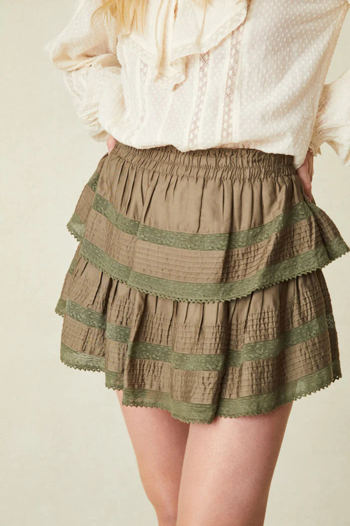 Ruffle Mini Skirt - ONFEMME By Lindsey's Kloset