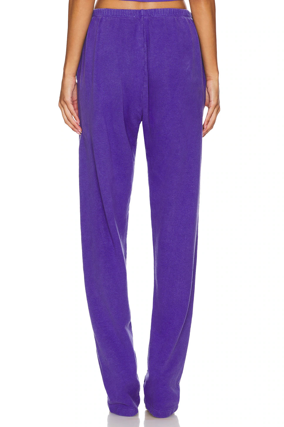 Safety Pin Sweatpants in Amethyst Terry - ONFEMME By Lindsey's Kloset