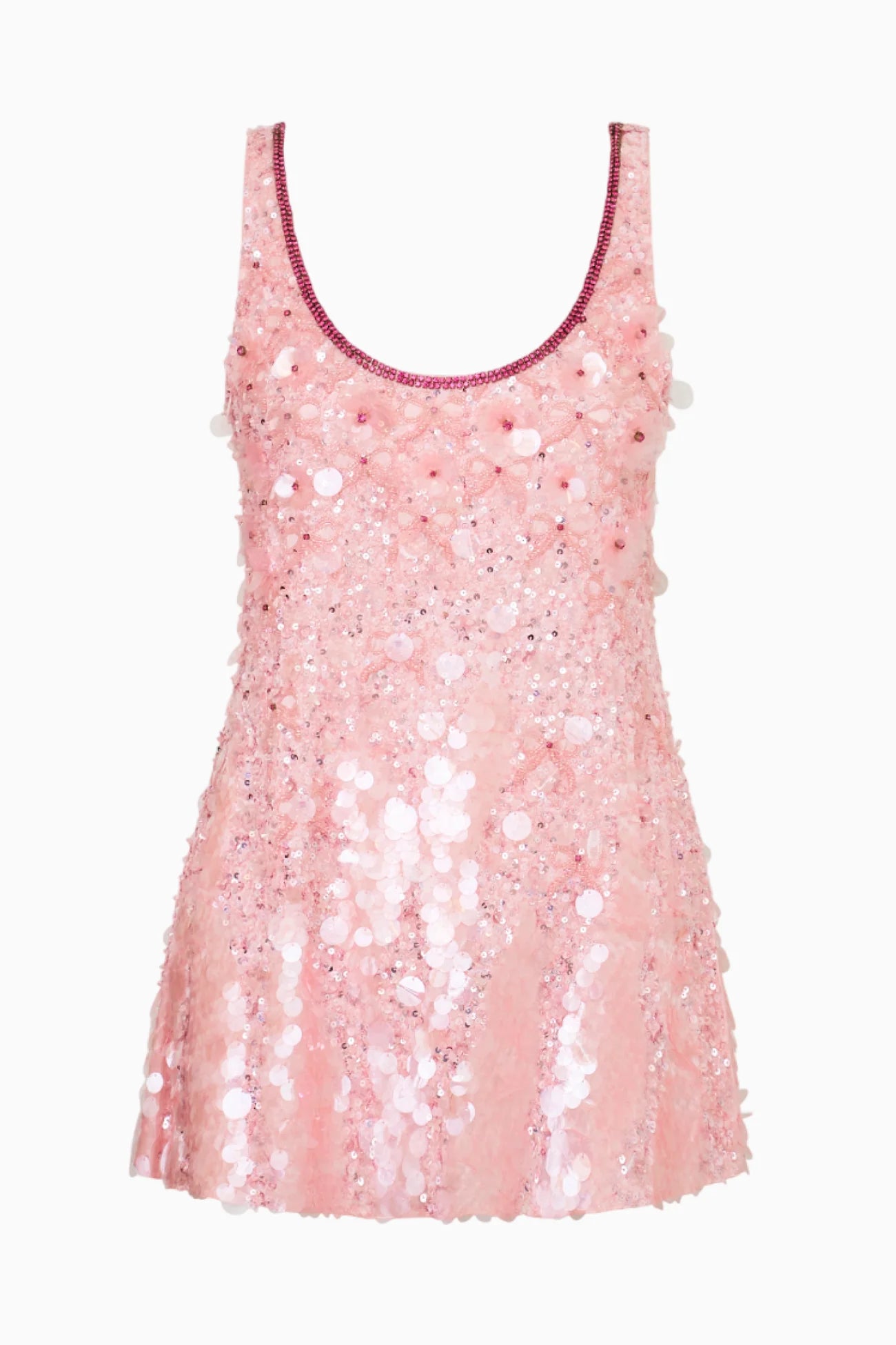 Sarine Beaded Party Mini Dress