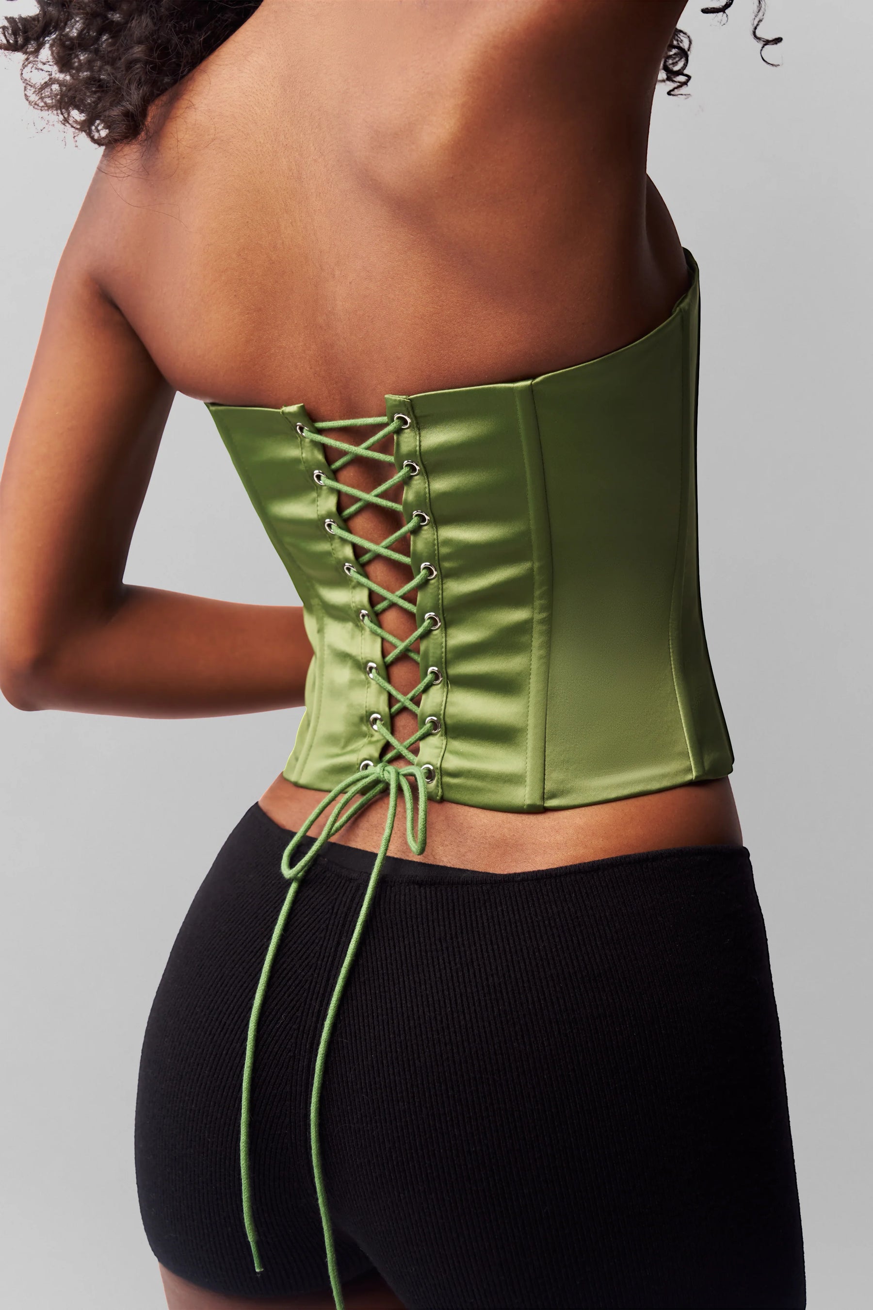 Satin Corset - ONFEMME By Lindsey's Kloset
