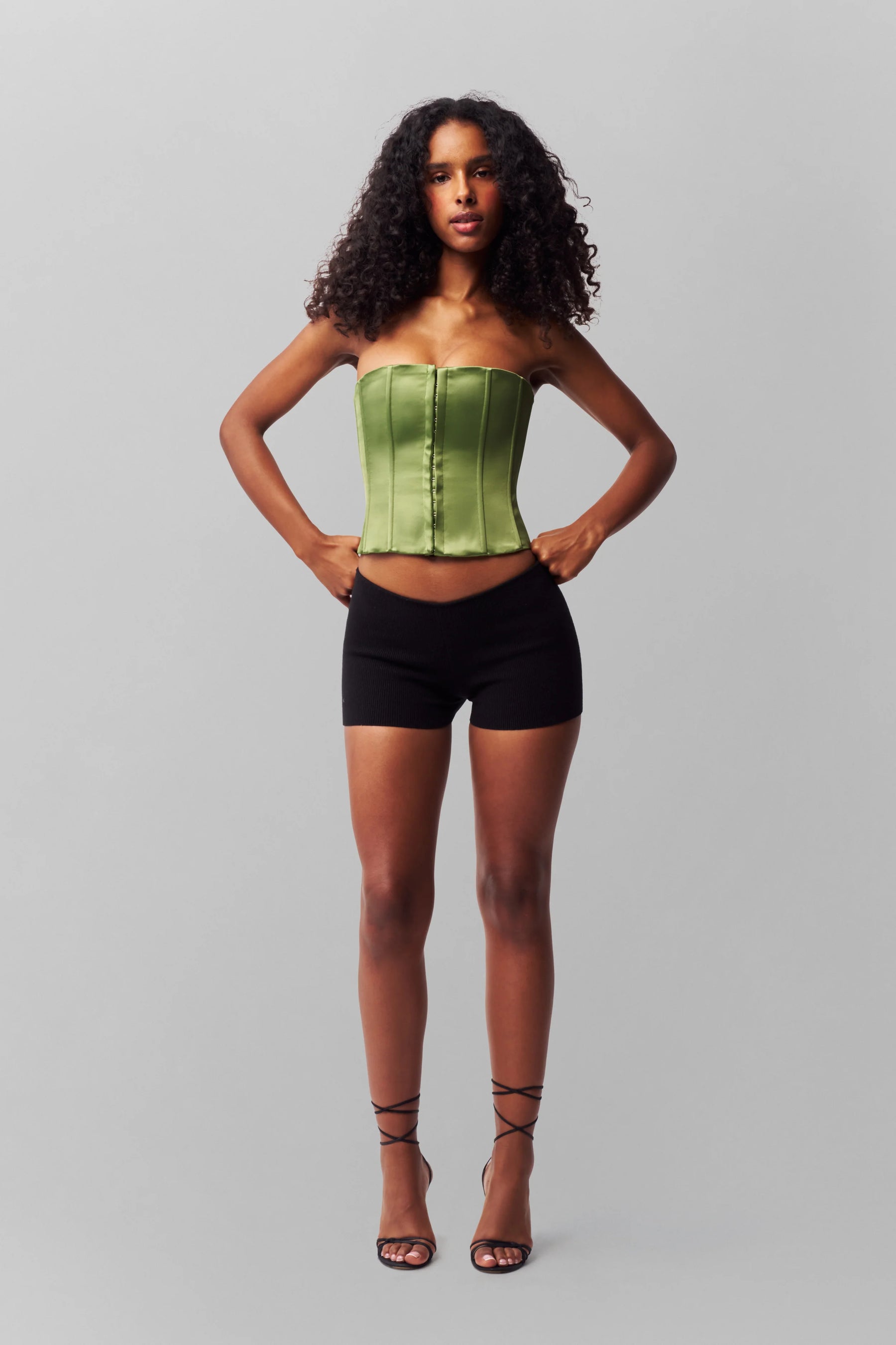 Satin Corset - ONFEMME By Lindsey's Kloset