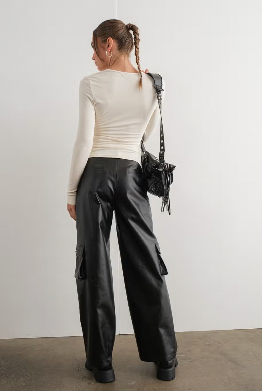 Rosette Long Sleeve Top - ONFEMME By Lindsey's Kloset