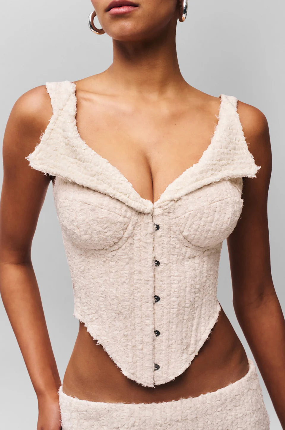 Chamonix Chiffon Corset - ONFEMME By Lindsey's Kloset