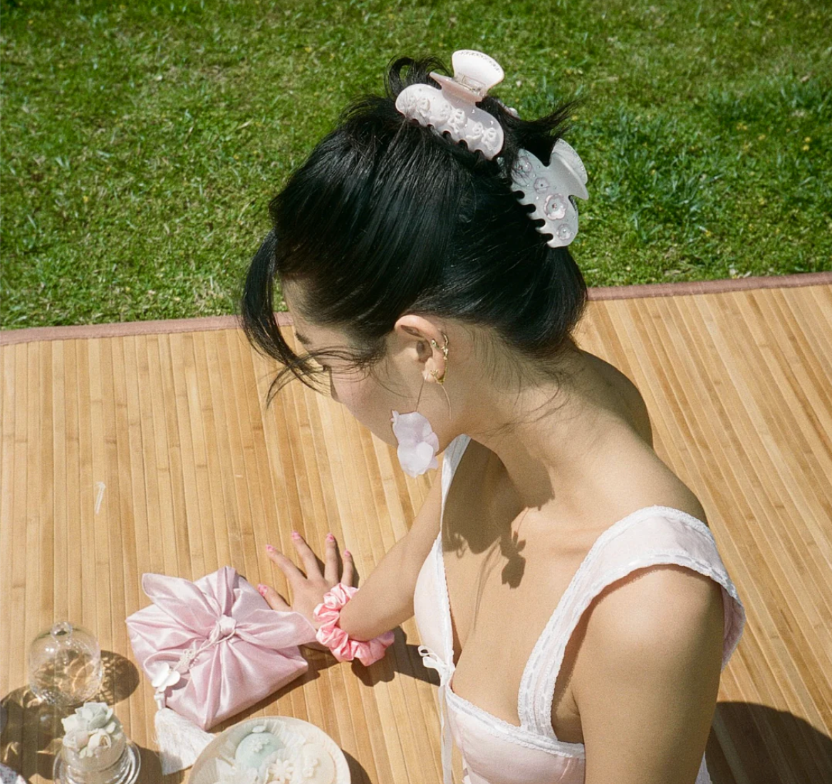 Sweetheart Clip in Pink Pixie - ONFEMME By Lindsey's Kloset