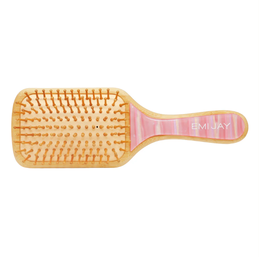 Bamboo Paddle Hair Brush in Lychee Baby - ONFEMME By Lindsey's Kloset