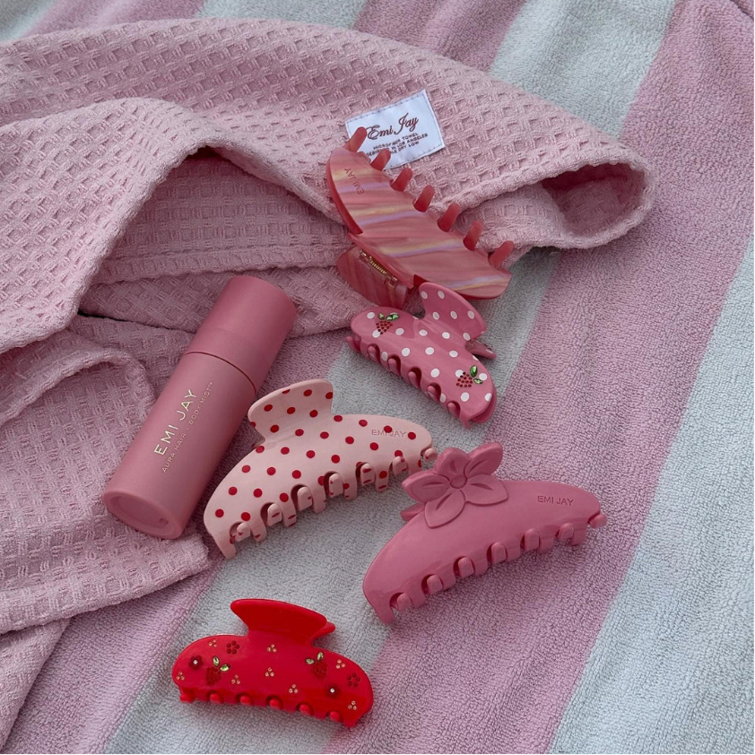 Heavenly Hair Microfiber Towel in Lychee Baby - ONFEMME By Lindsey's Kloset