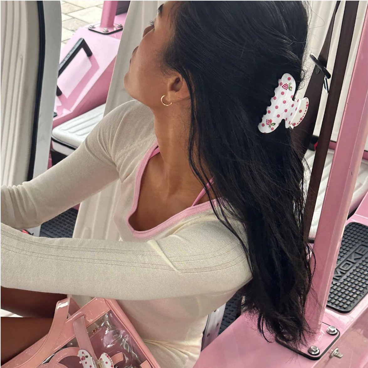 Sweetheart Clip in Coconut Berry