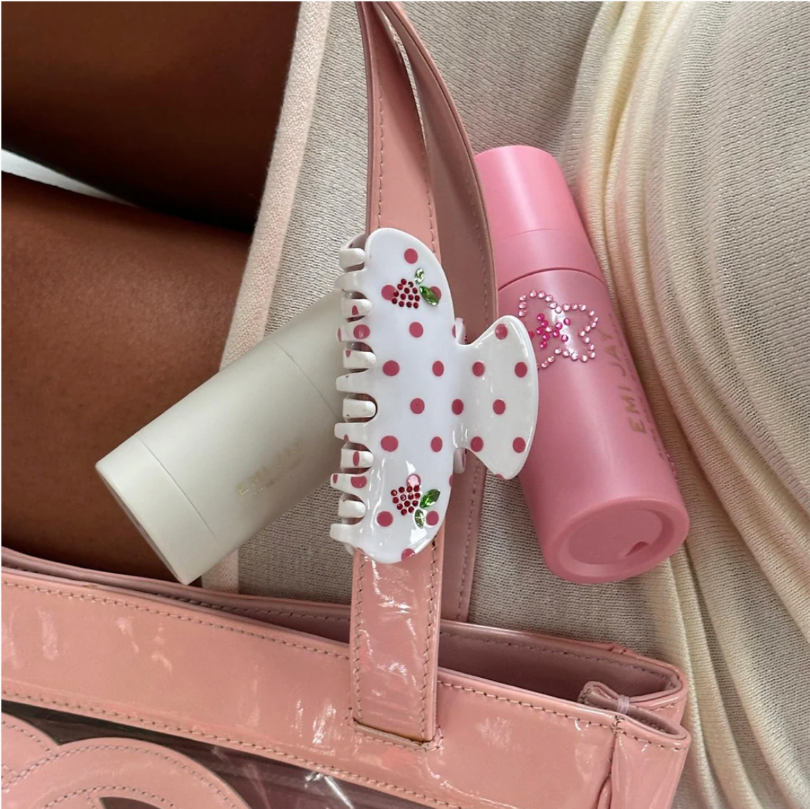 Sweetheart Clip in Coconut Berry