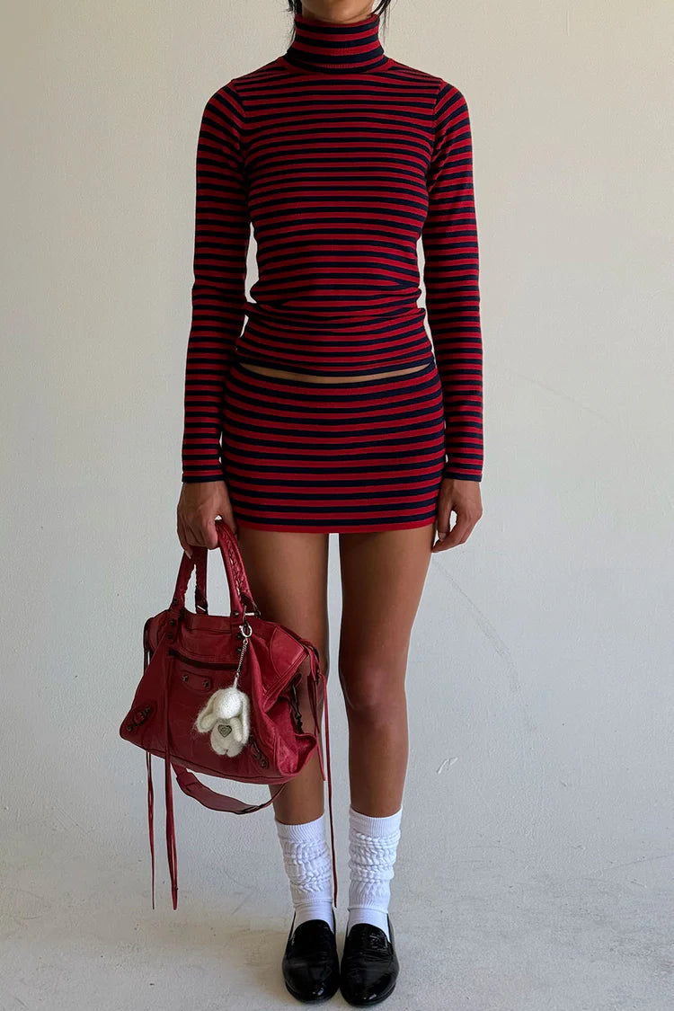 Marialla Knit Mini Skort - ONFEMME By Lindsey's Kloset