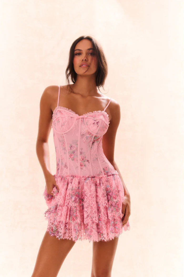 Carlene Lace Mini Dress - ONFEMME By Lindsey's Kloset