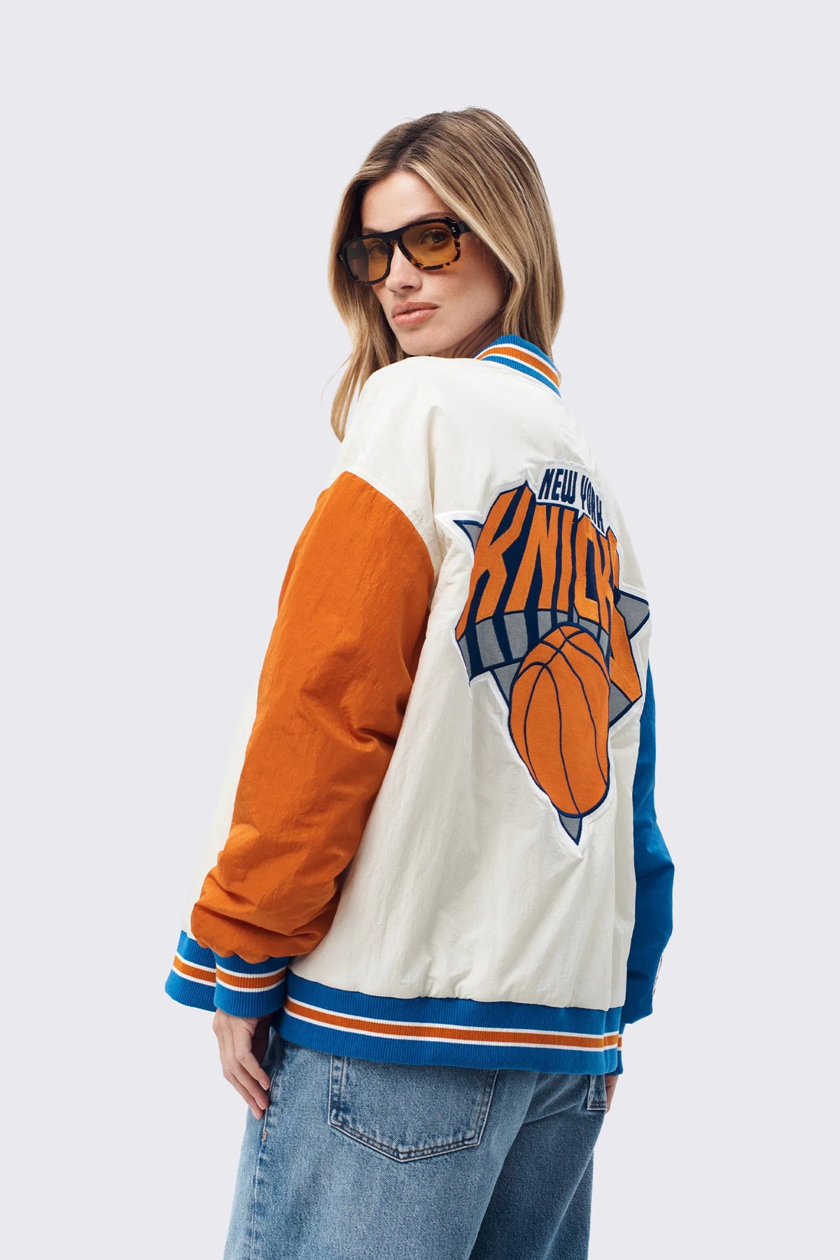 New York Knicks Limited Edition 2026 NBA Champions Bomber Jacket - ONFEMME By Lindsey's Kloset