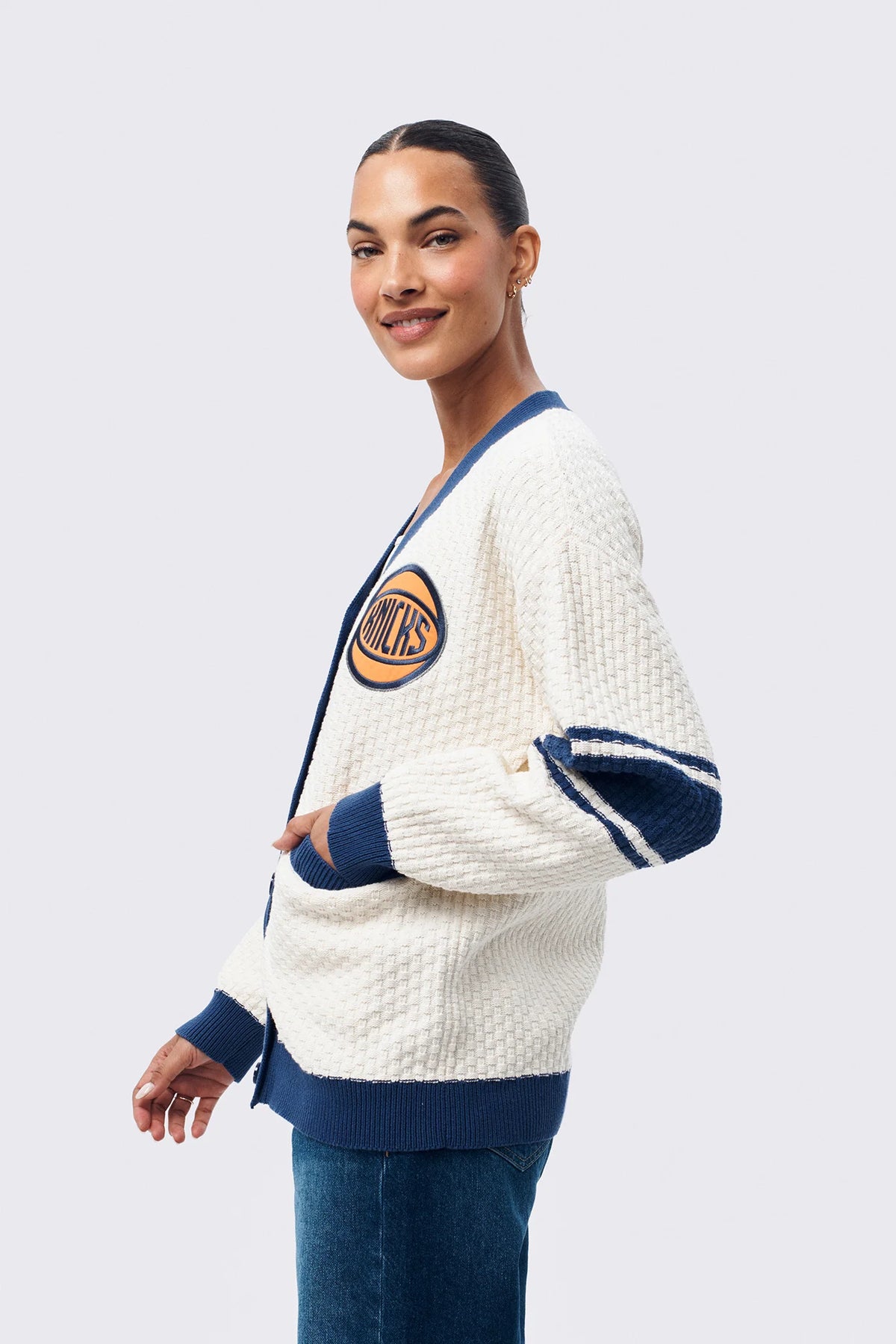 New York Knicks Varsity Sweater - ONFEMME By Lindsey's Kloset