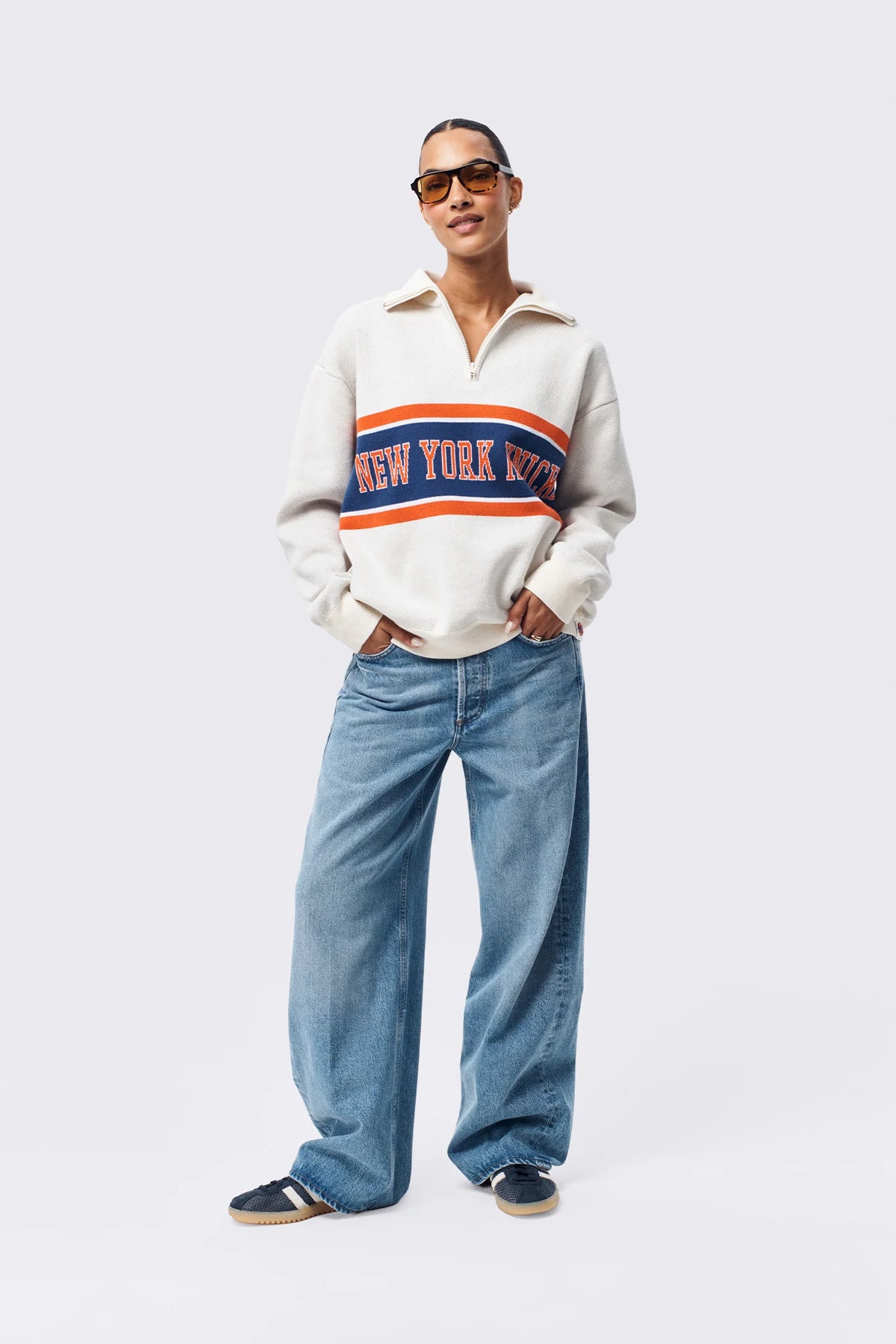 New York Knicks Starter Quarter Zip