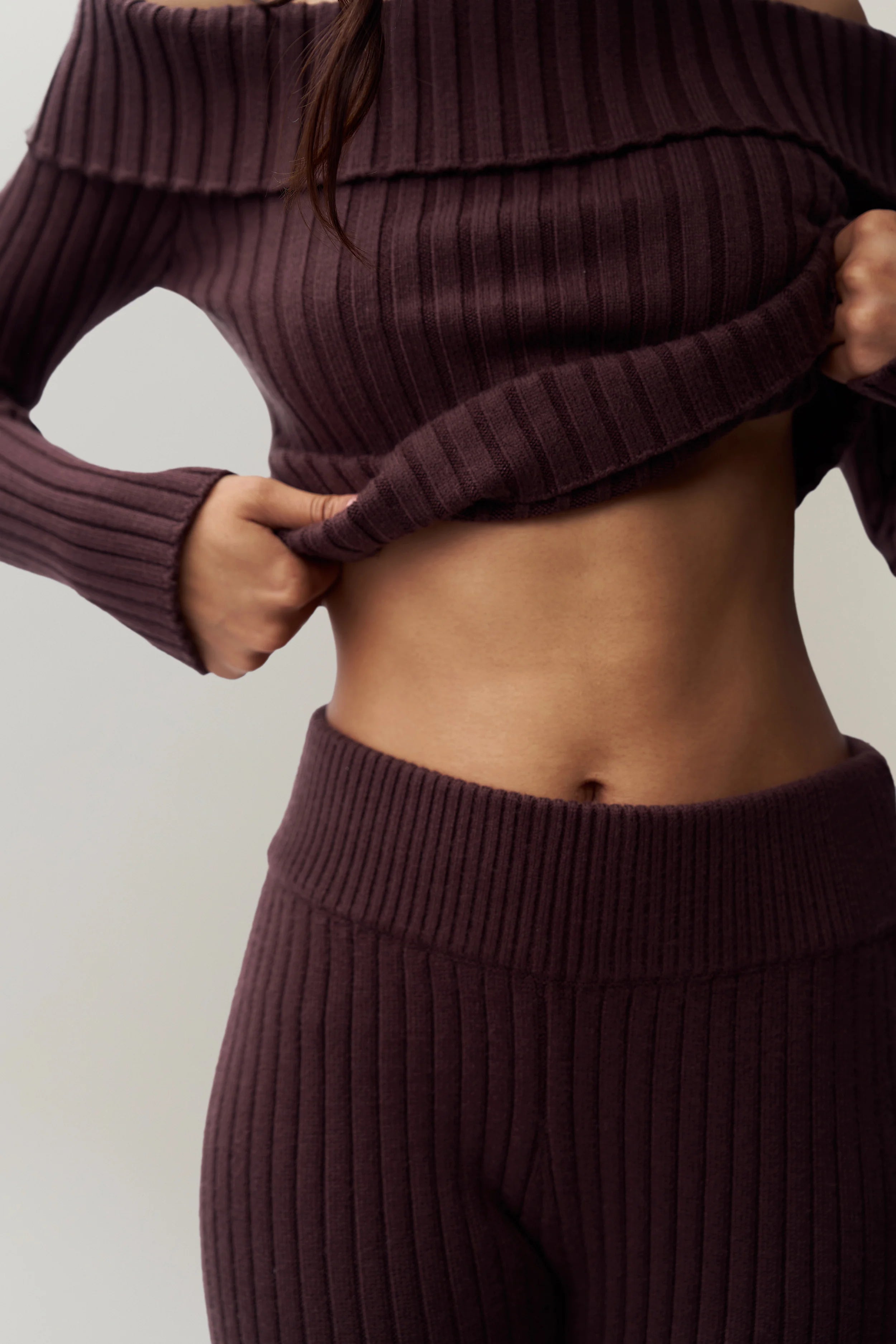 Thalia Rib Pants - ONFEMME By Lindsey's Kloset