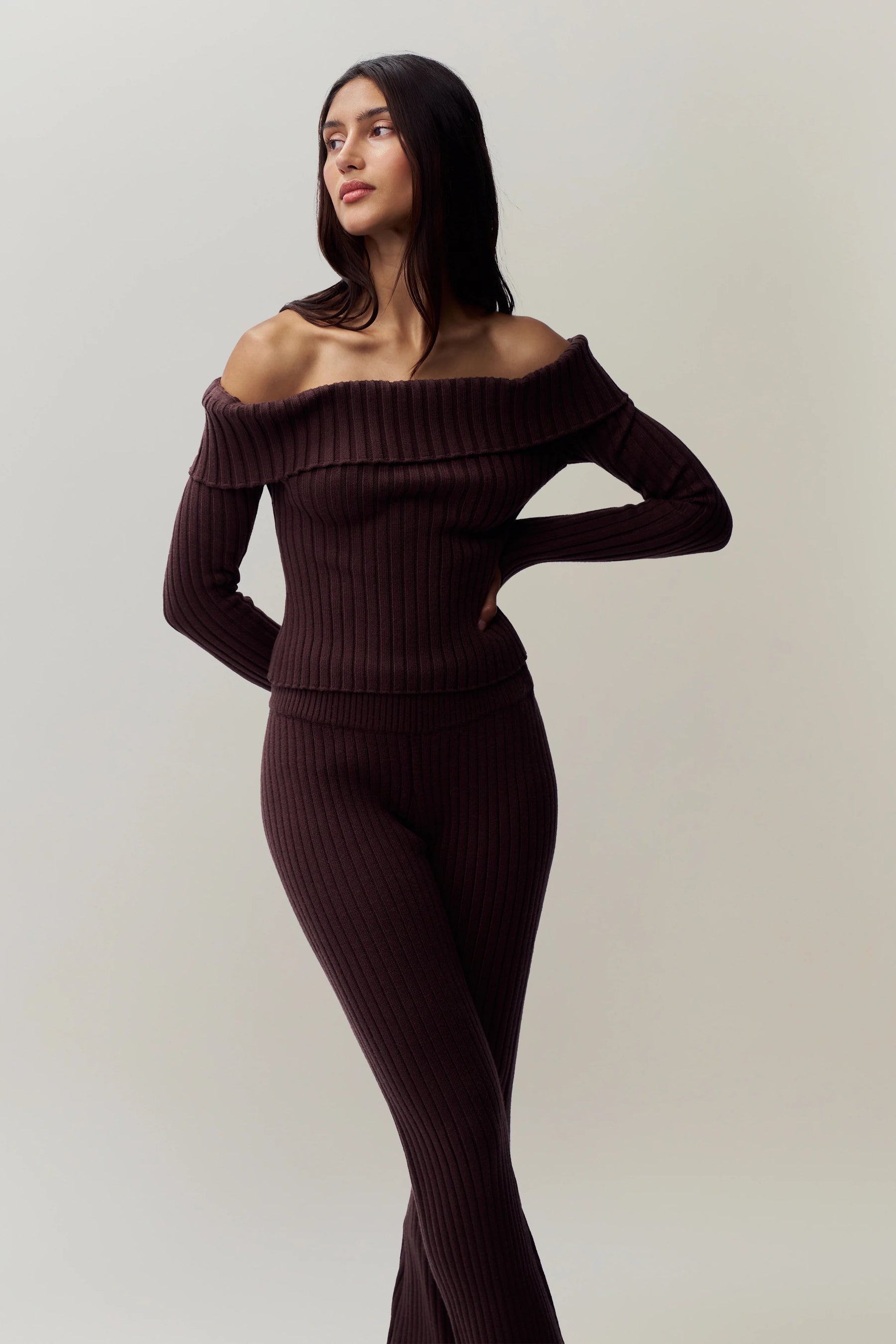 Thalia Off Shoulder Sweater - ONFEMME By Lindsey's Kloset