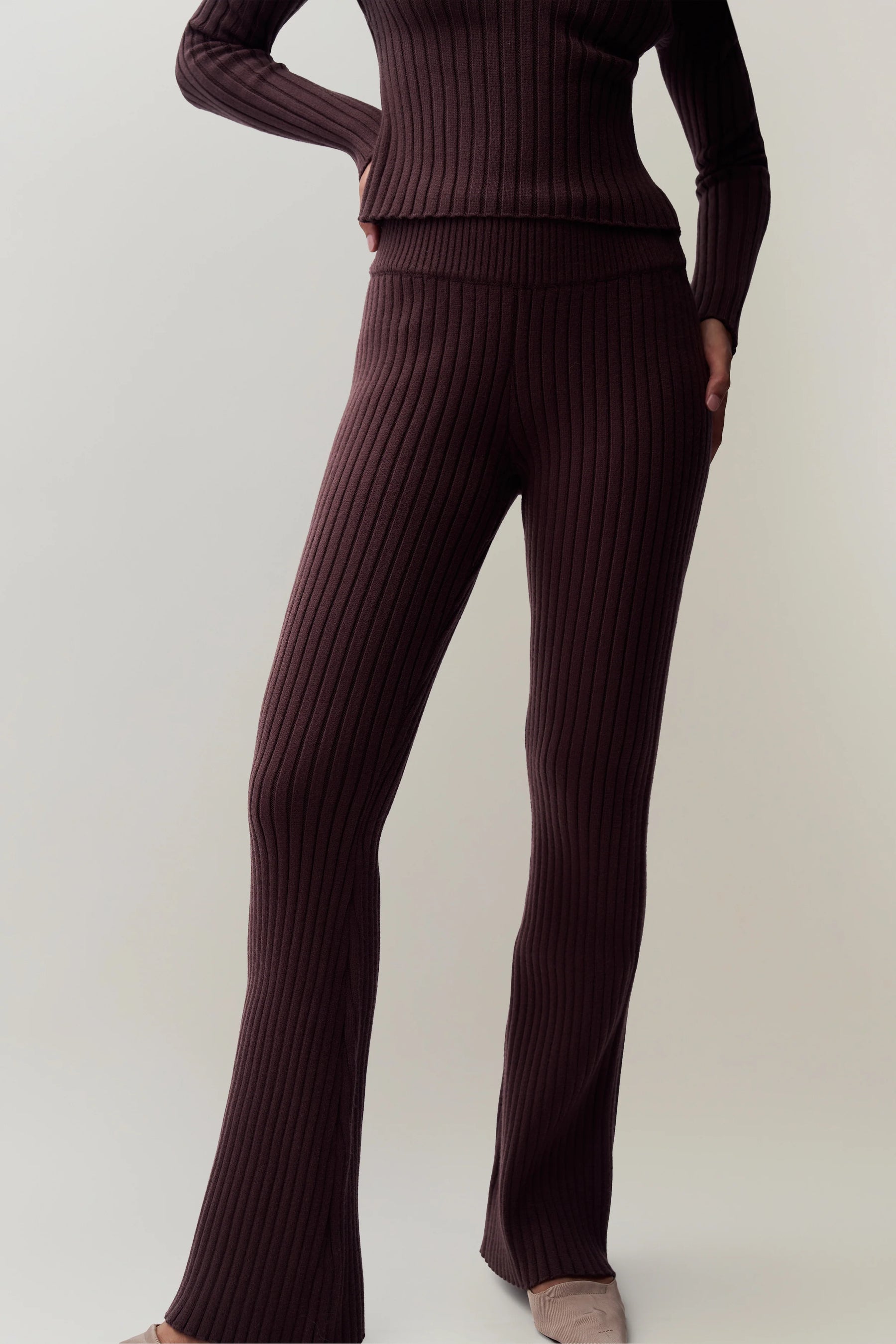 Thalia Rib Pants - ONFEMME By Lindsey's Kloset