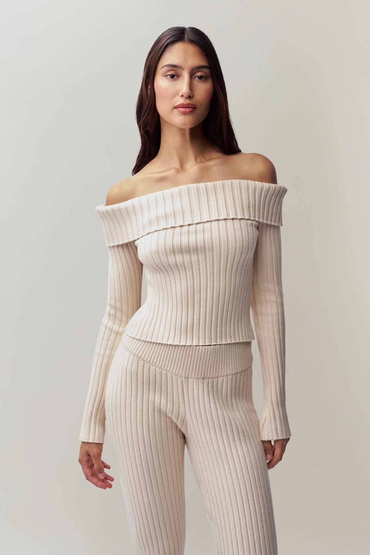 Thalia Off Shoulder Sweater - ONFEMME By Lindsey's Kloset