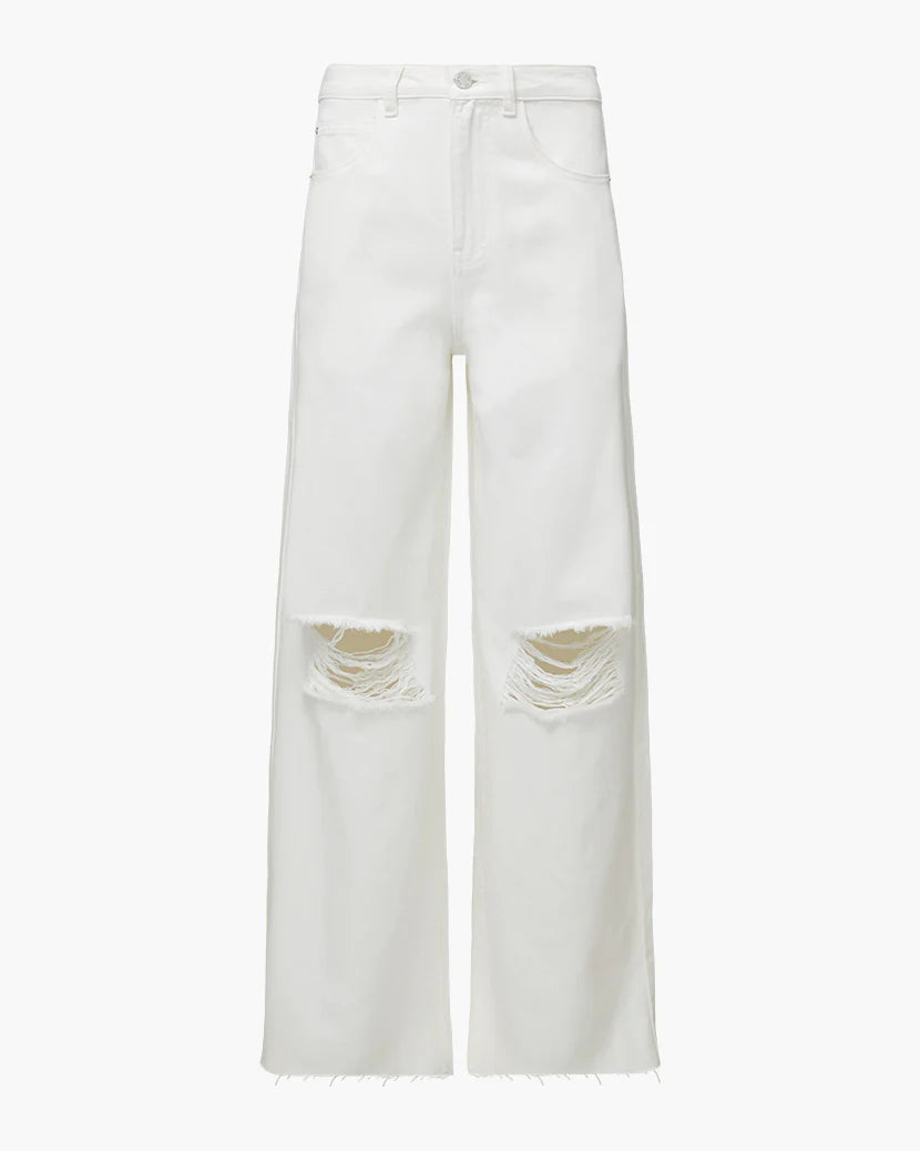 Wide Leg Distressed Jean - ONFEMME By Lindsey's Kloset