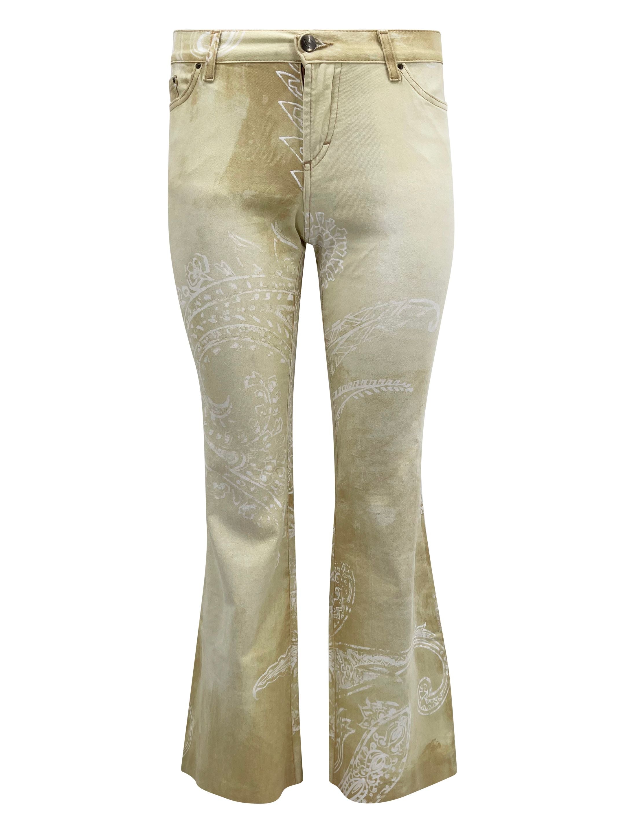 2000's Just Cavalli Paisley Print Co-Ord Set - ONFEMME By Lindsey's Kloset