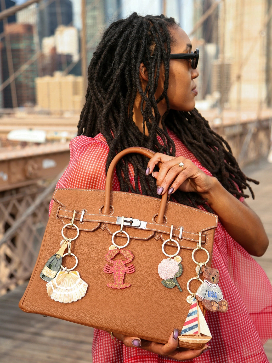 Lobster Bag Charm + Keychain - ONFEMME By Lindsey's Kloset