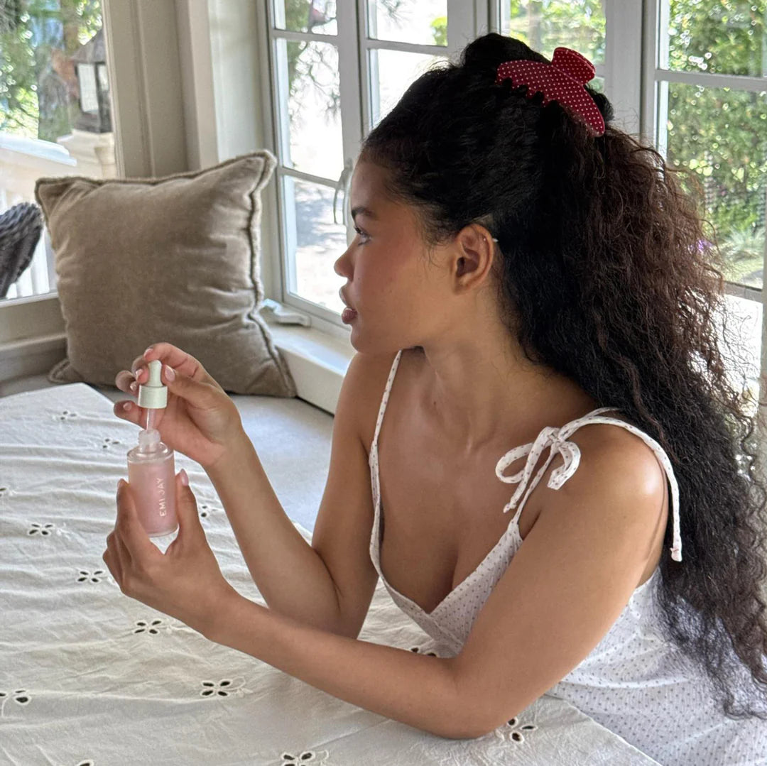 Big Effing Clip in Cherry Polka Dot - ONFEMME By Lindsey's Kloset