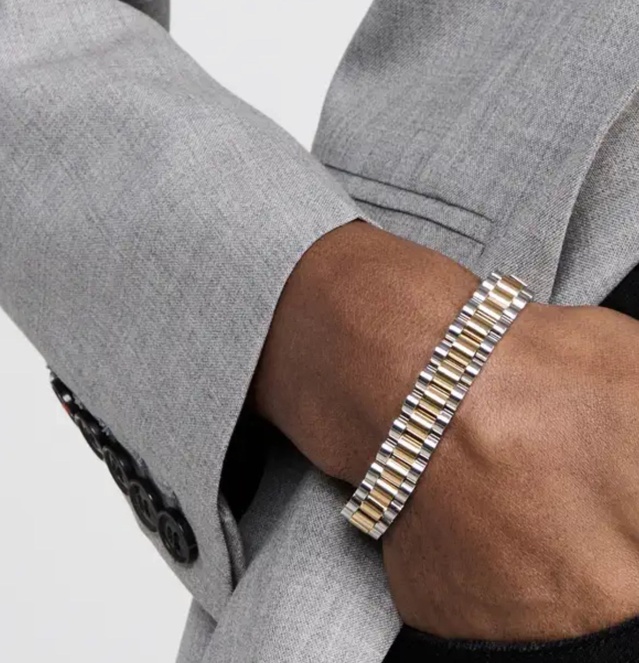 Two Tone Jubilee Bracelet - ONFEMME By Lindsey's Kloset