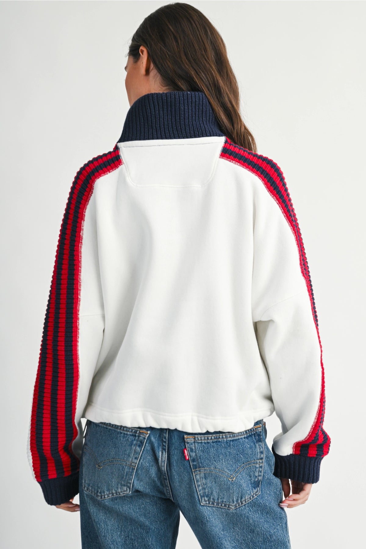 Alpine Half Zip Pullover Sweater.