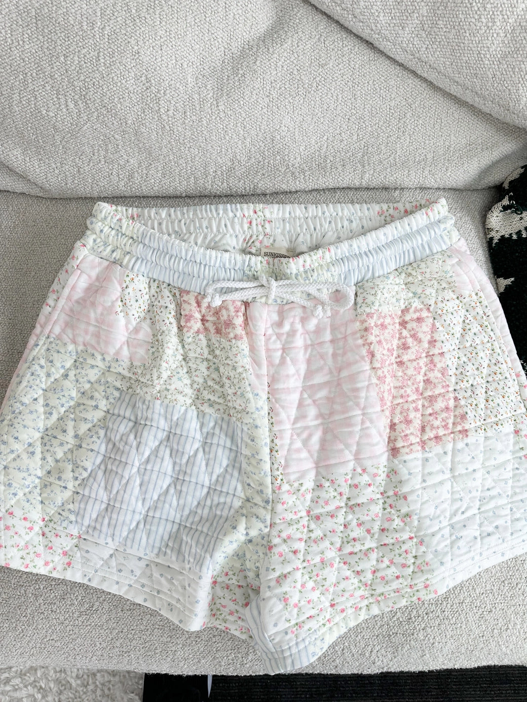Quilted Pastel Lounge Shorts - ONFEMME By Lindsey's Kloset