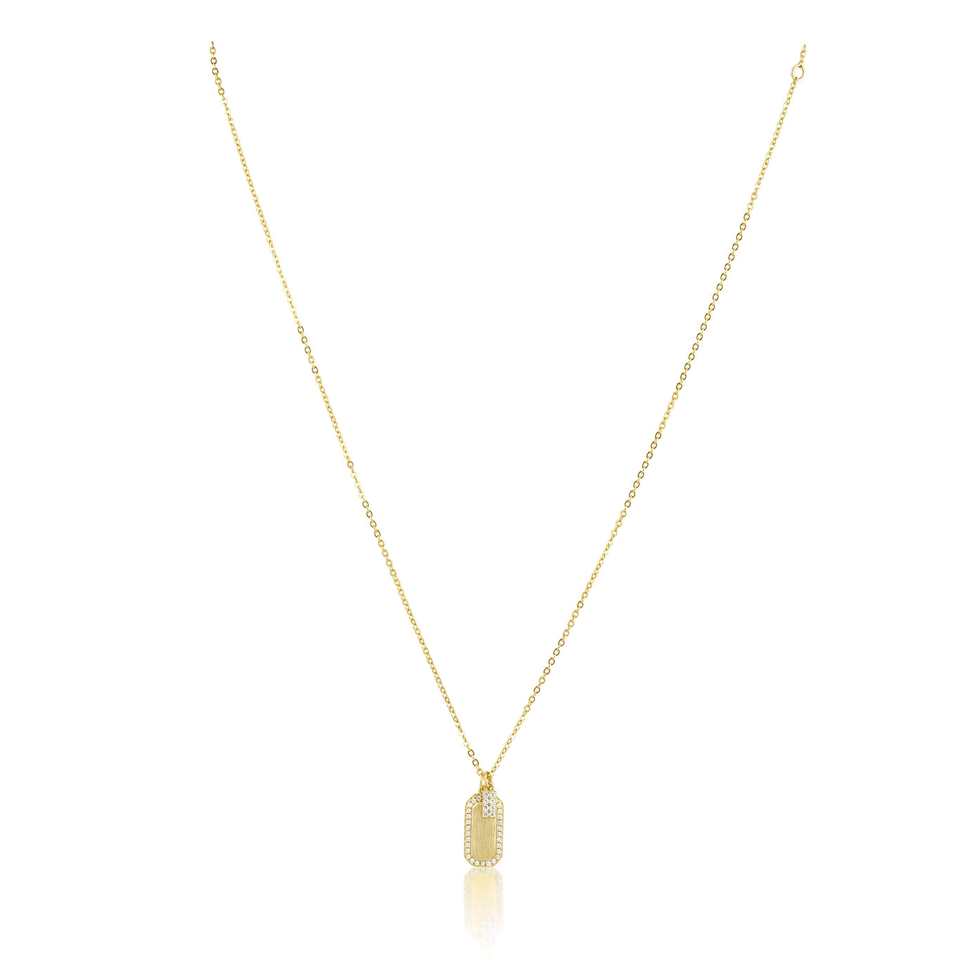 Isa Dog Tag Necklace - ONFEMME By Lindsey's Kloset