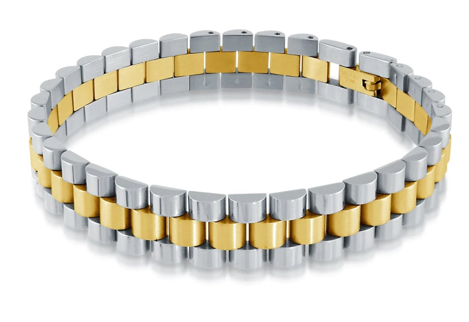 Two Tone Jubilee Bracelet - ONFEMME By Lindsey's Kloset
