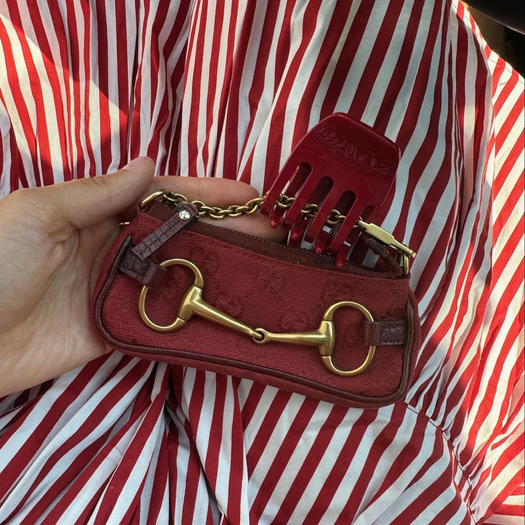 Petite Hair Claw Clip - Cherry Kiss - ONFEMME By Lindsey's Kloset