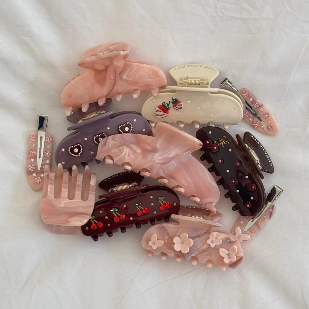 Sweetheart Clip in Pink Chantilly Angel Food - ONFEMME By Lindsey's Kloset