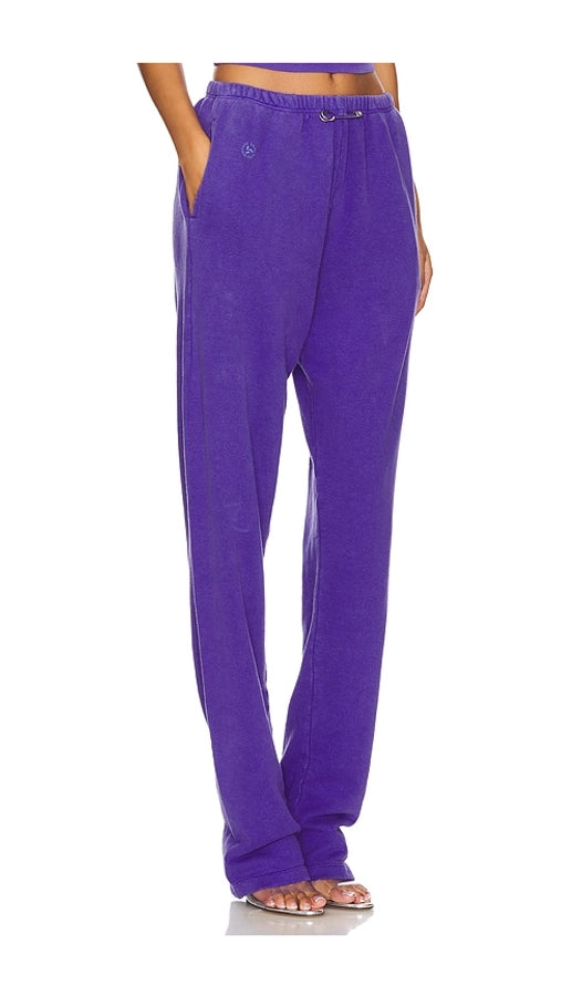 Safety Pin Sweatpants in Amethyst Terry - ONFEMME By Lindsey's Kloset