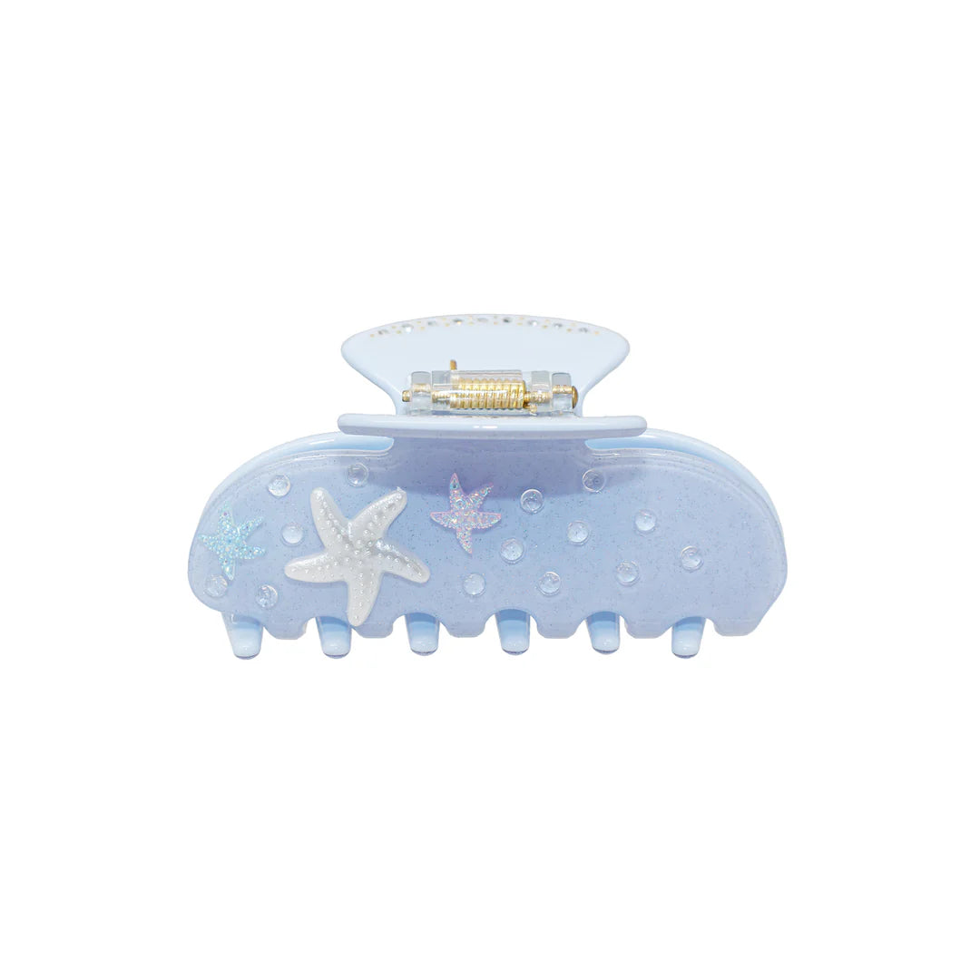 Sweetheart Hair Claw Clip in Blue Water Fairy - ONFEMME By Lindsey's Kloset