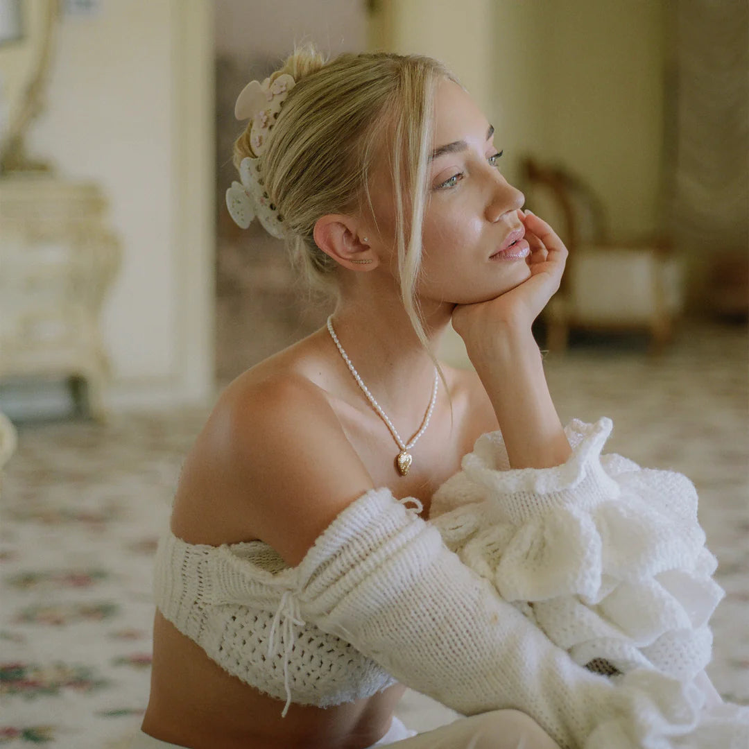 Sweetheart Claw Clip - Pink Angel Food - ONFEMME By Lindsey's Kloset