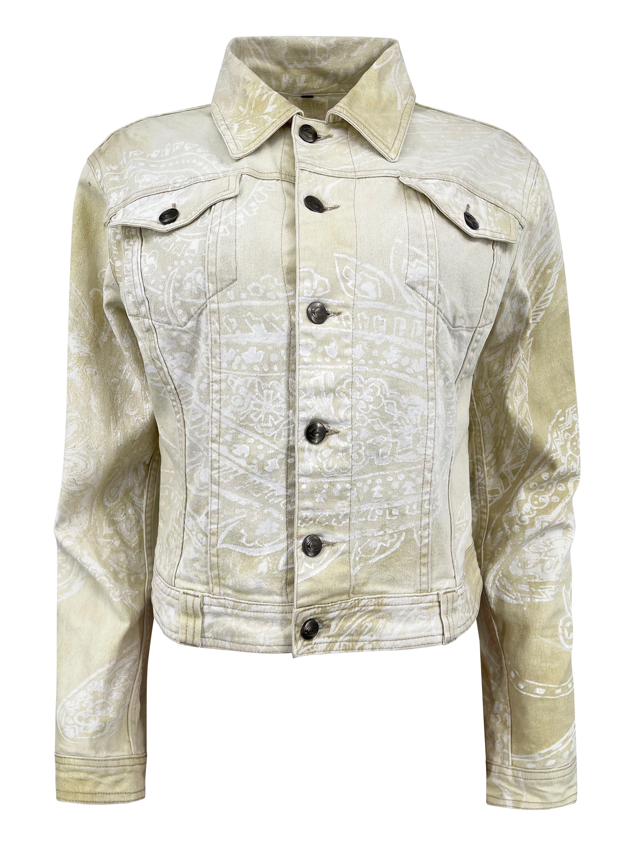 2000's Just Cavalli Paisley Print Co-Ord Set - ONFEMME By Lindsey's Kloset