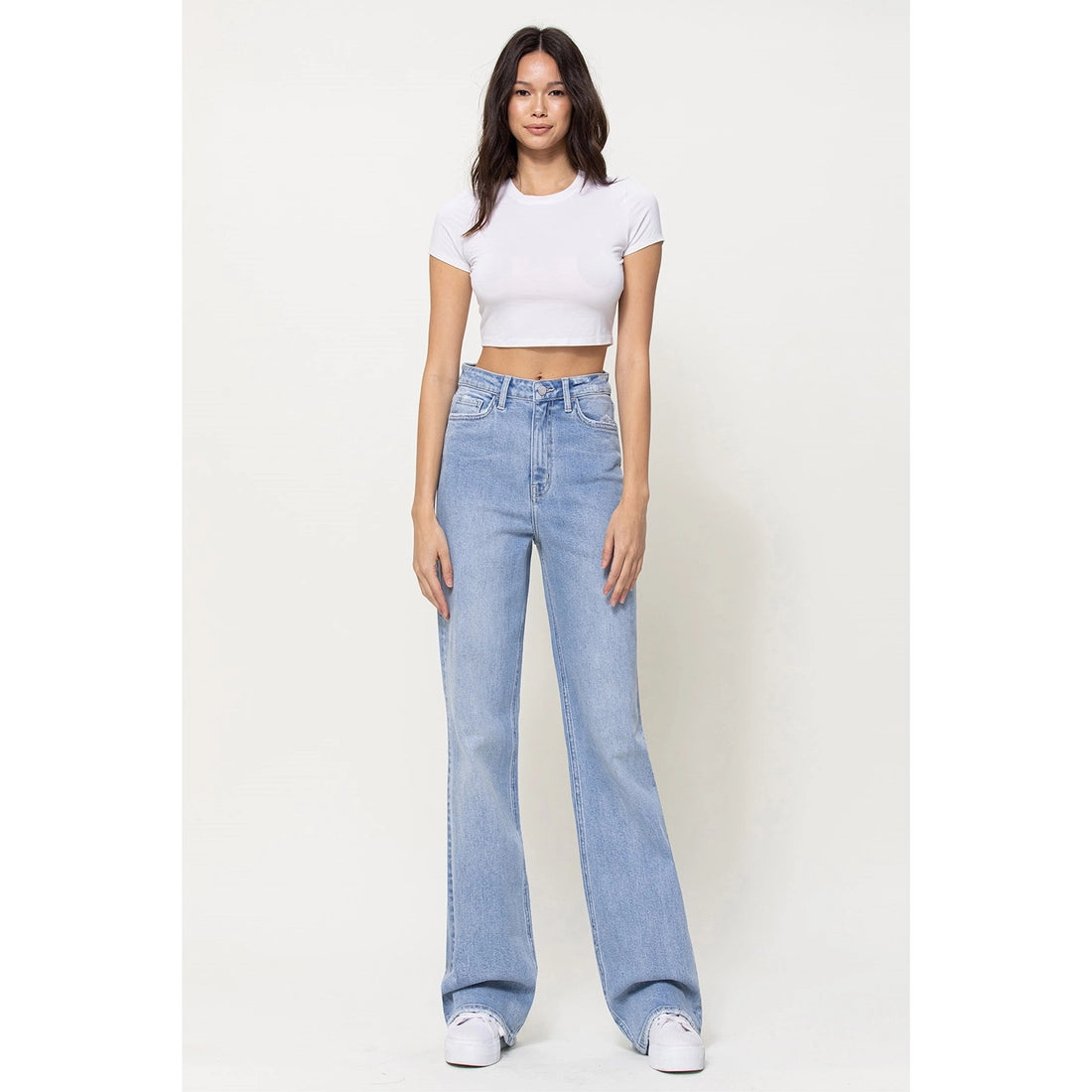 High-Rise Straight-Leg Jeans - ONFEMME By Lindsey's Kloset
