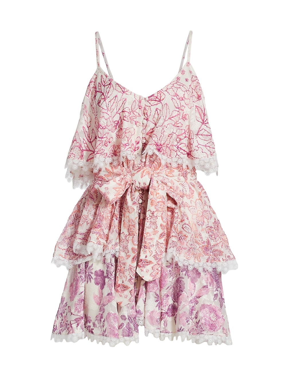 Suki Tiered Floral Minidress - ONFEMME By Lindsey's Kloset