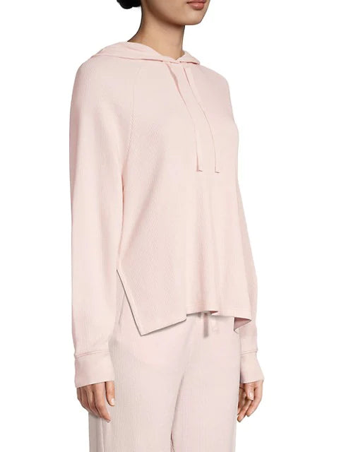 Lisle Waffle Knit Hoodie - ONFEMME By Lindsey's Kloset