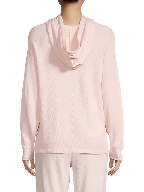 Lisle Waffle Knit Hoodie - ONFEMME By Lindsey's Kloset