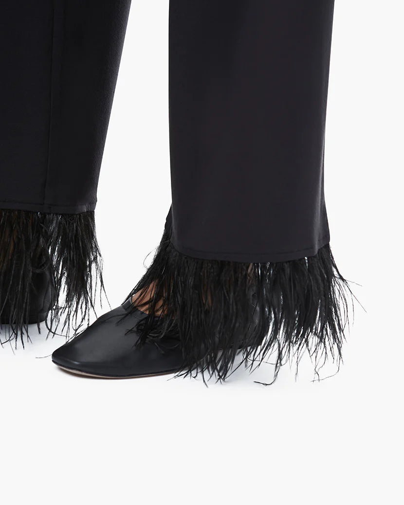 Feather Modal Jersey Pull On Pant - Black - ONFEMME By Lindsey's Kloset