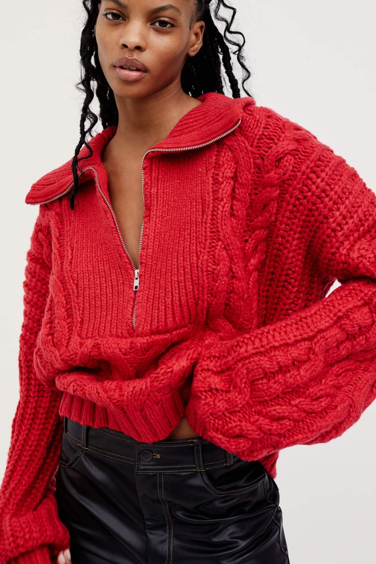 Andie Zip Front Sweater - ONFEMME By Lindsey's Kloset