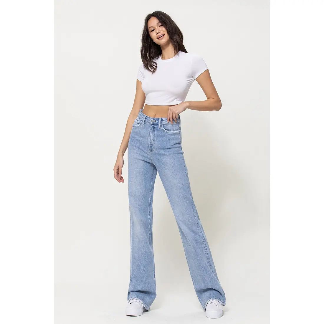 High-Rise Straight-Leg Jeans - ONFEMME By Lindsey's Kloset