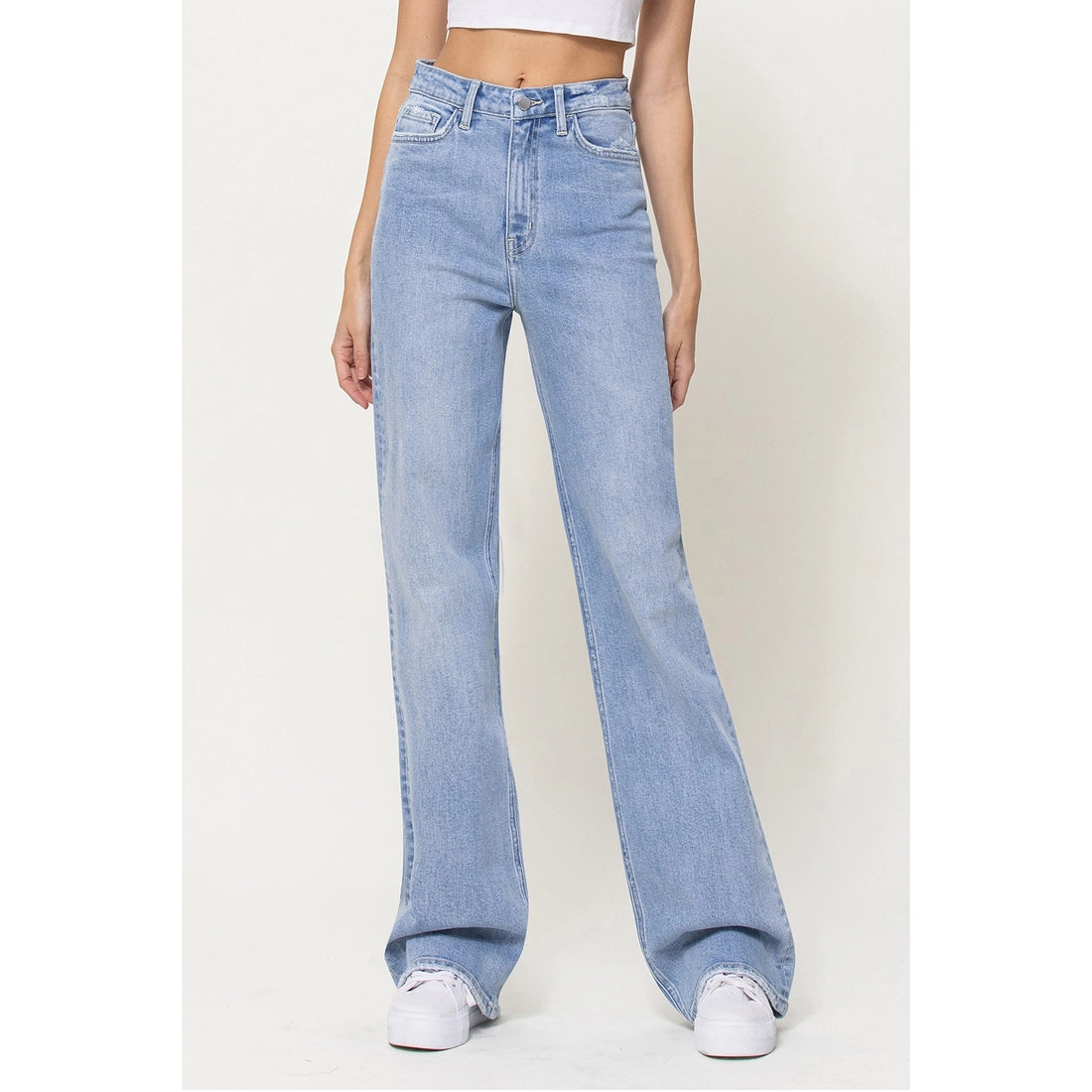 High-Rise Straight-Leg Jeans - ONFEMME By Lindsey's Kloset